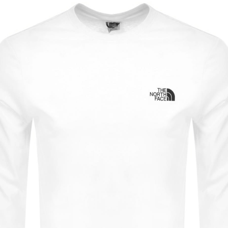 Alternative Image for ProductThe North Face Long Sleeve Redbox T Shirt White2